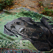 60" x 50" Small Woven Throw | Landscape