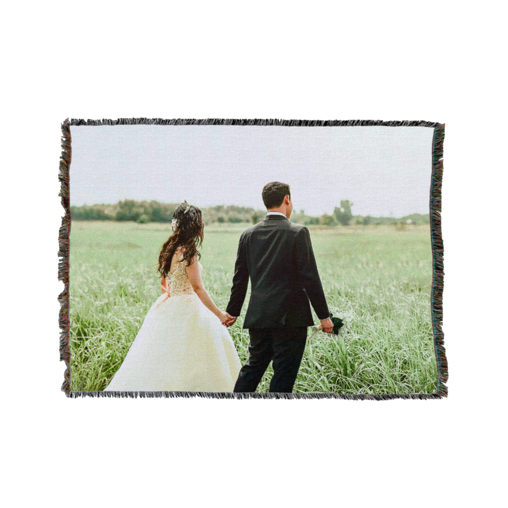 72" x 54" Woven Throw | Landscape