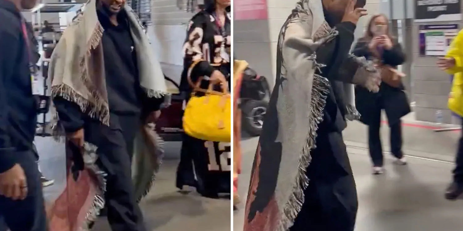 COZY FIT Usher’s Super Bowl arrival outfit is ‘me going from couch nap’