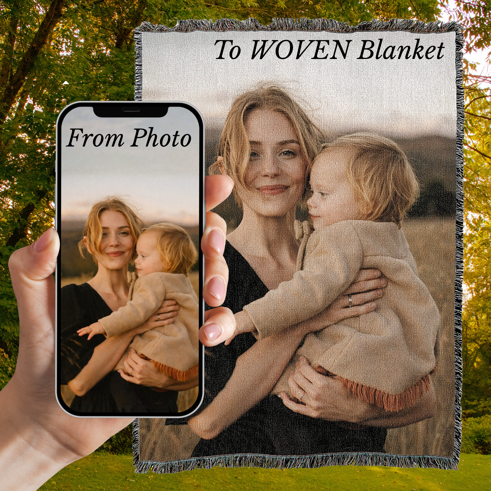 Woven Photo Blanket