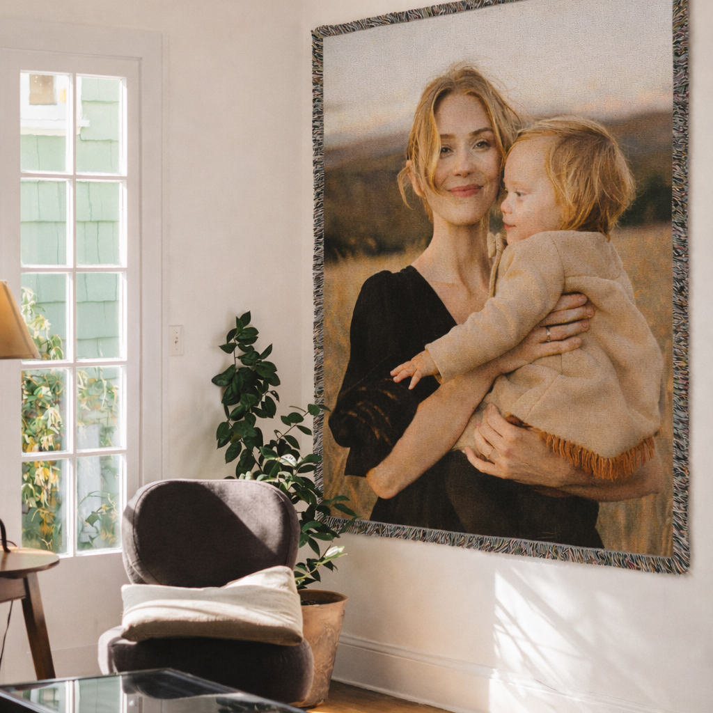 Medium Woven Throw | Portrait